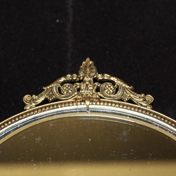 Vanity Set Vintage Five Piece Brass - Picture 8 of 14